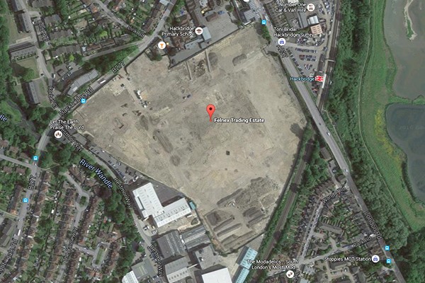 Felnex Trading Estate soil testing identify contaminated material